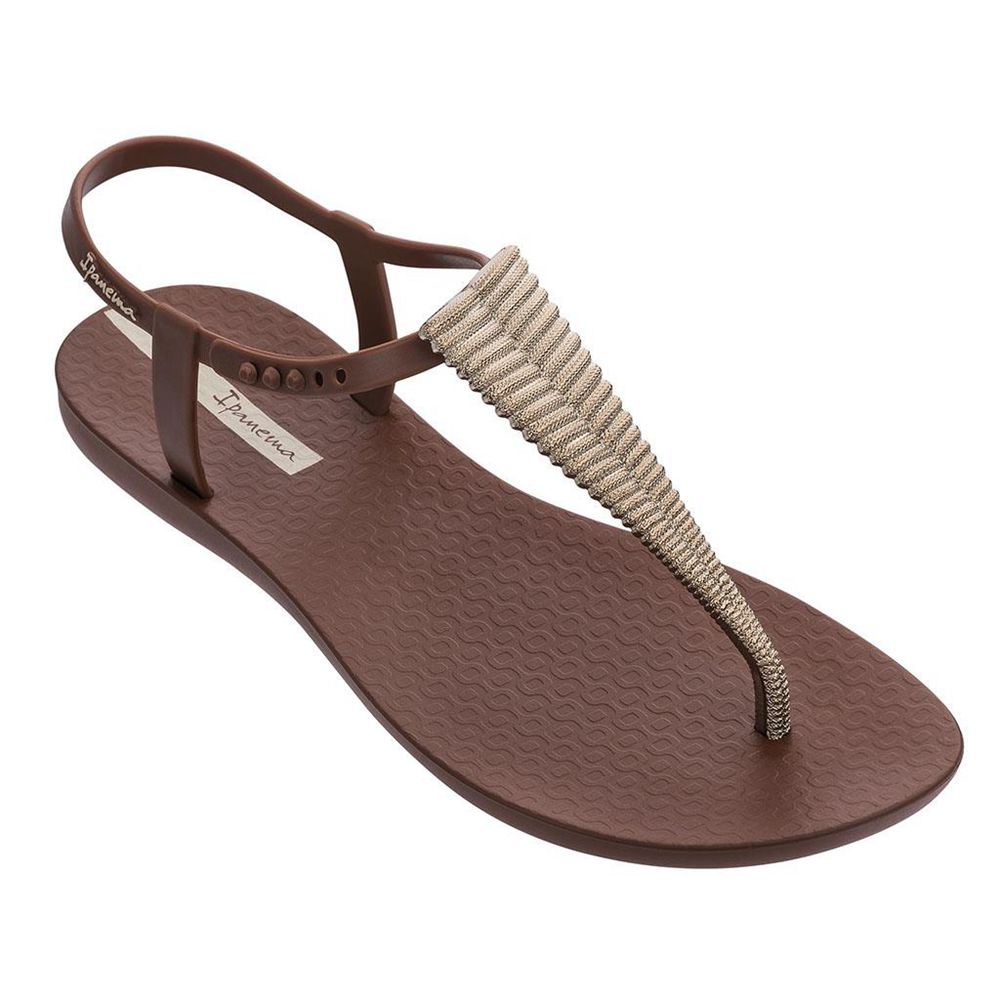 Sandales Ipanema Class Glam III Brown Femme | HLLG-68775287