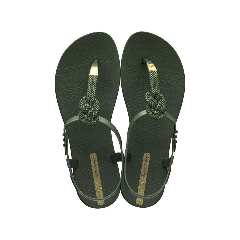 Sandales Ipanema Class Glam II Green Femme | JUWO-78393766