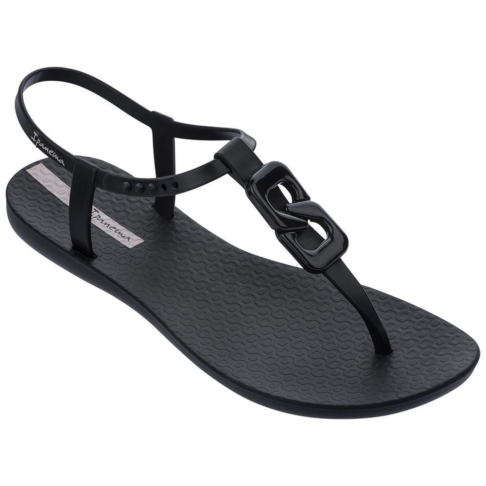 Sandales Ipanema Class Chic Black/Black Femme | BHWU-44671633