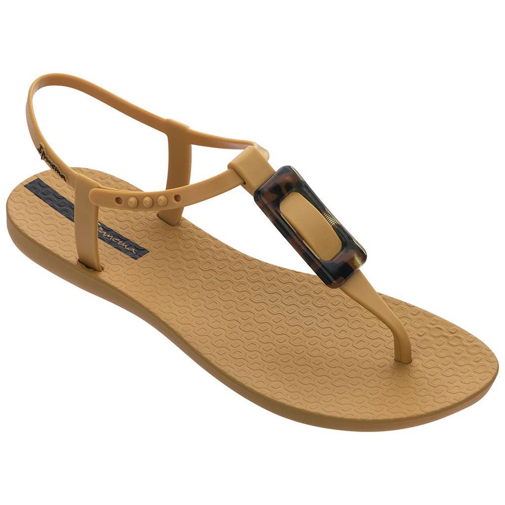 Sandales Ipanema Class Charm Caramel Beige Femme | UDCE-16150159