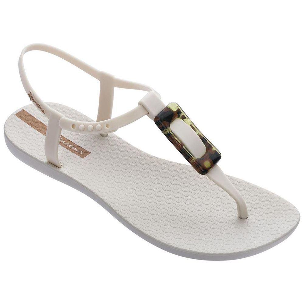 Sandales Ipanema Class Charm Beige/Beige Femme | TFOE-76165591