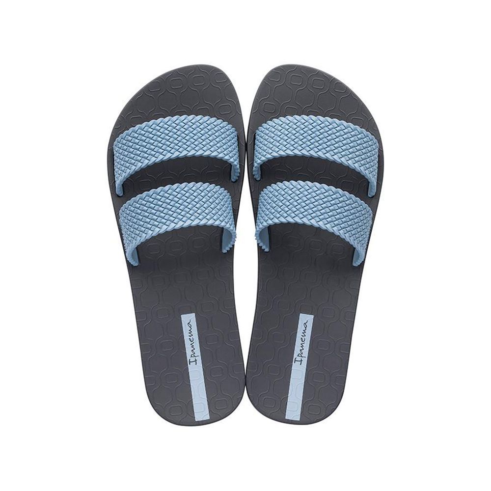 Sandales Ipanema City Dark Grey/Blue Femme | MHRP-62956419