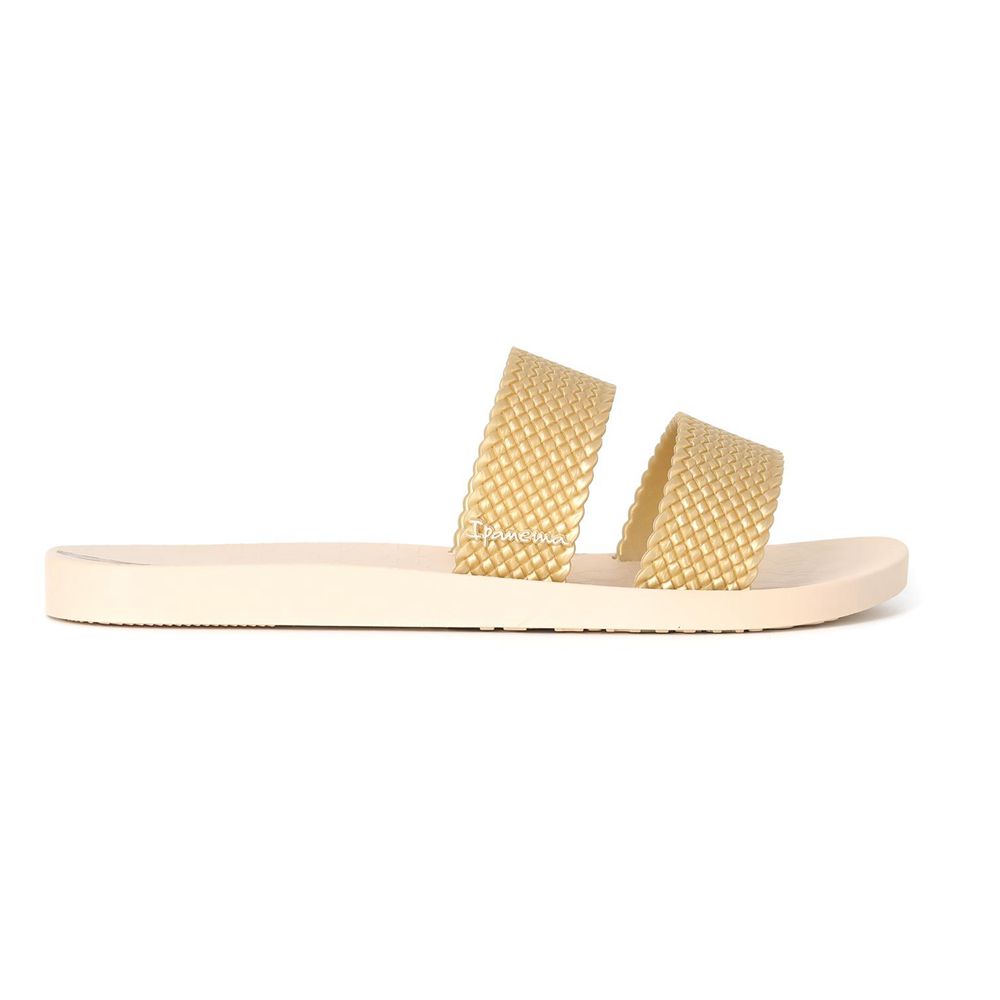 Sandales Ipanema City Beige/Gold Femme | RLTE-34096058