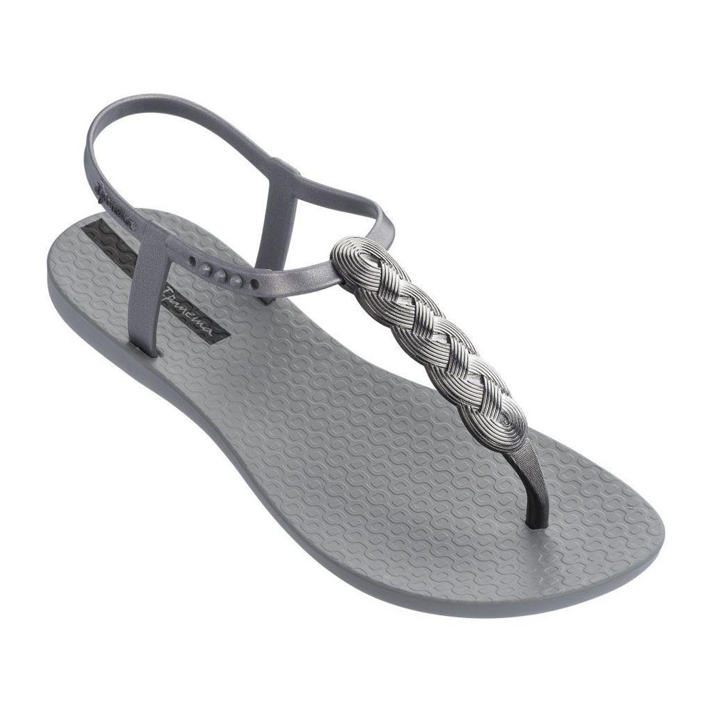 Sandales Ipanema Charm VI Wave Grey Femme | UCJT-68922006