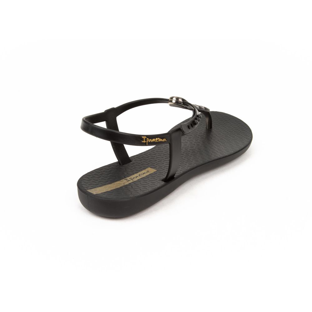 Sandales Ipanema Braid Black/Gold Femme | WOCL-22753039