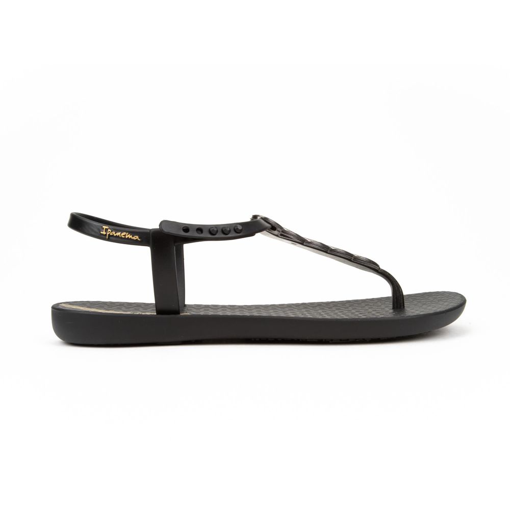 Sandales Ipanema Braid Black/Gold Femme | WOCL-22753039