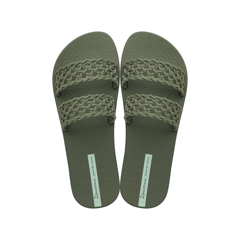 Claquettes Ipanema Renda Green/Green Femme | YOXV-61077574