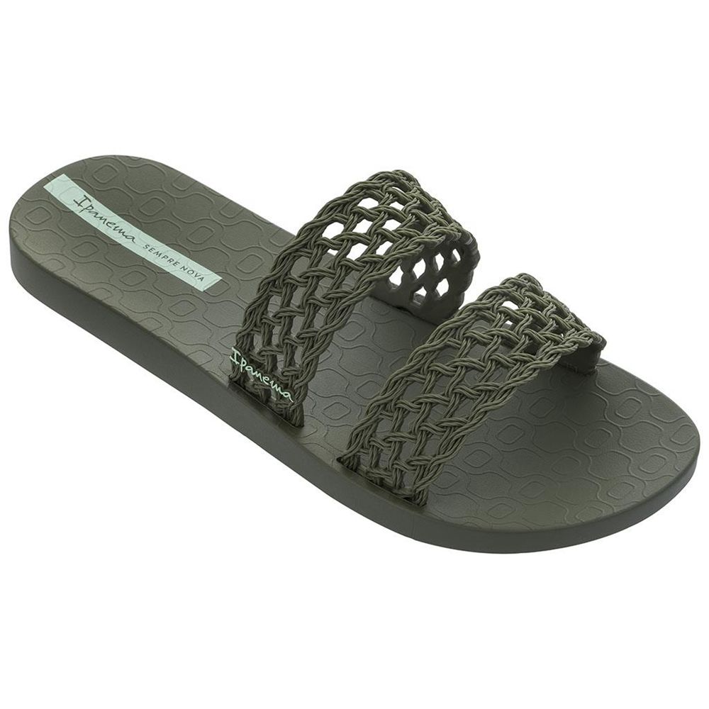 Claquettes Ipanema Renda Green/Green Femme | YOXV-61077574