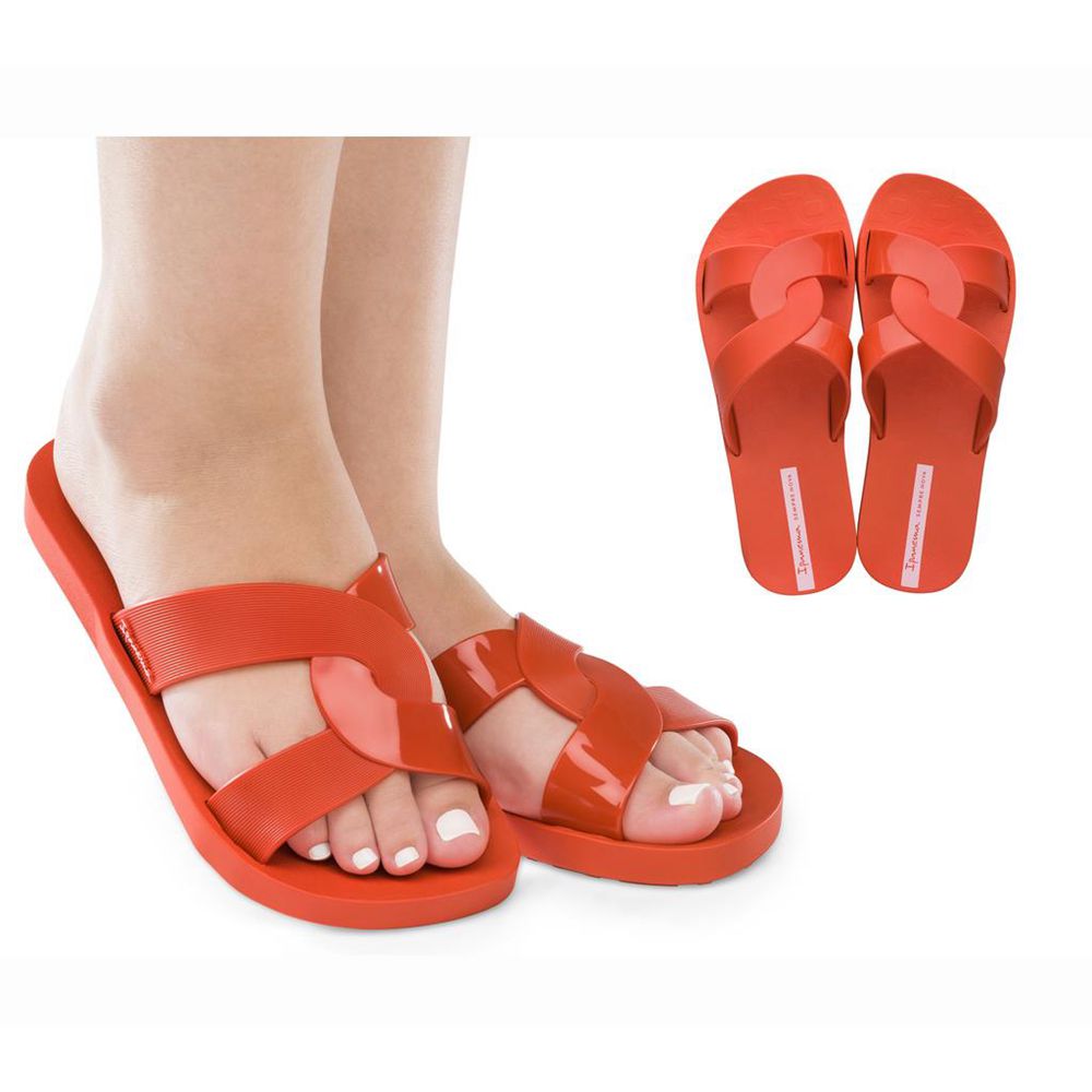 Claquettes Ipanema Feel Orange/Red Femme | RASA-43180964