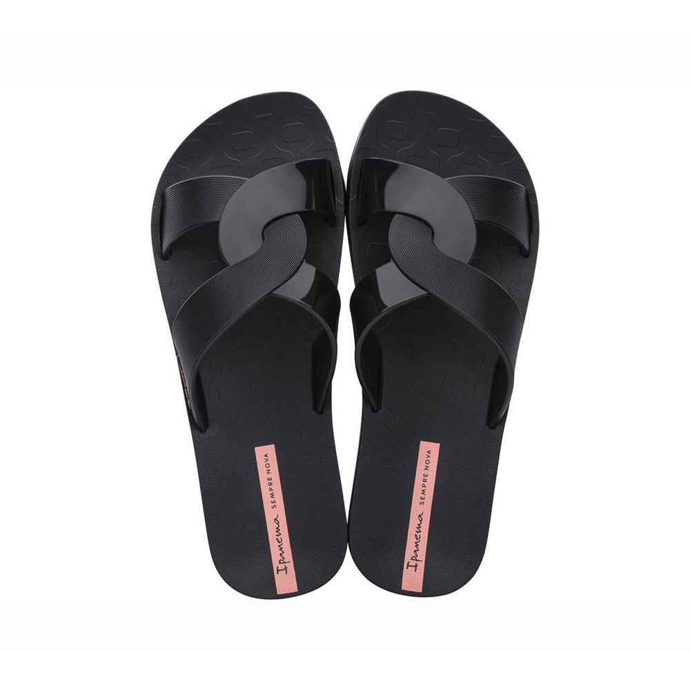 Claquettes Ipanema Feel Black/Black Femme | FKOG-21899021